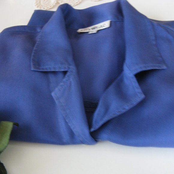 City Wear Tencel Shirt Jscket Size Large - Picture 8 of 13